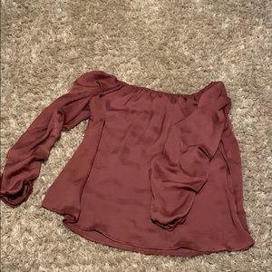 Off the shoulder blouse